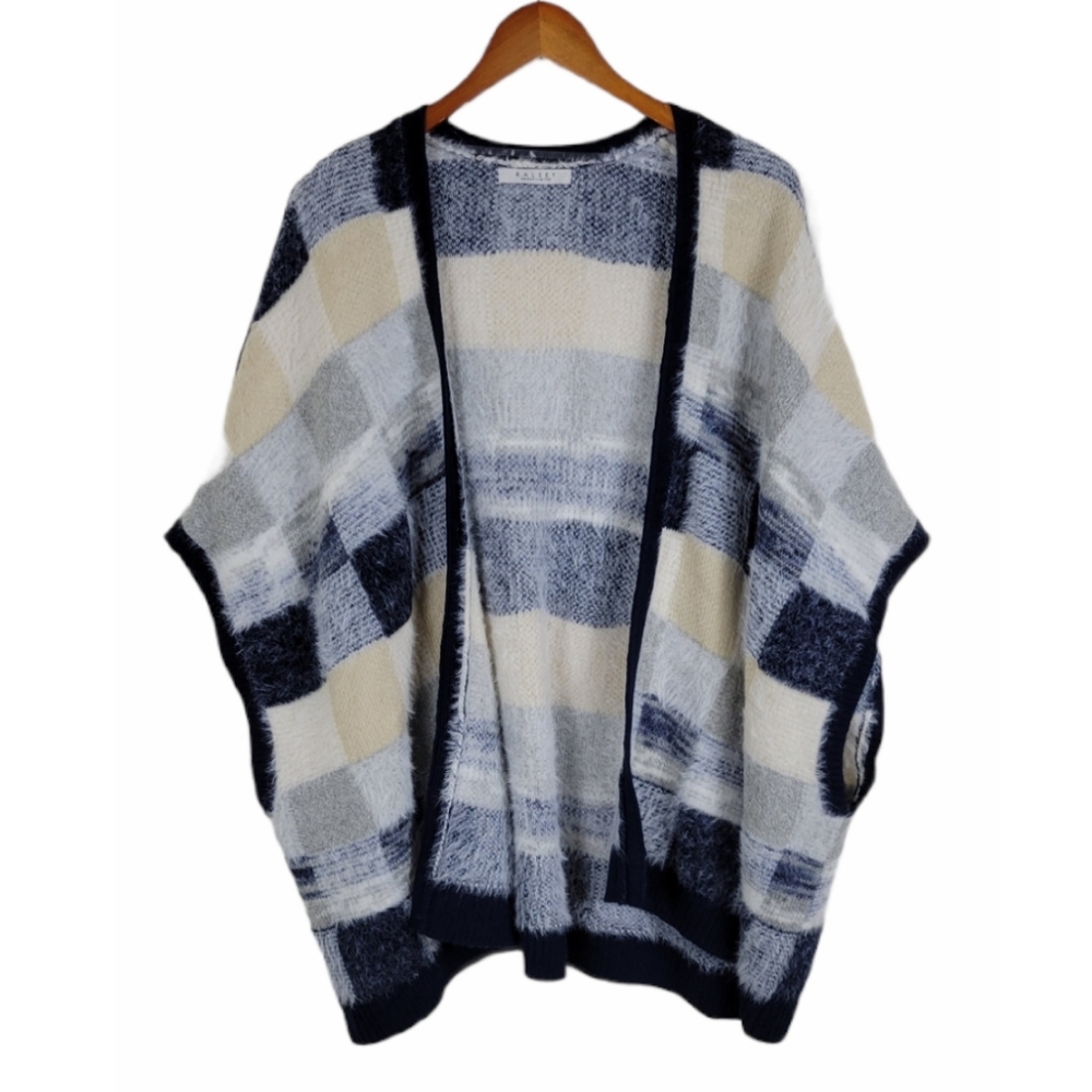 Ralsey Plaid Sleeveless Open Cardigan